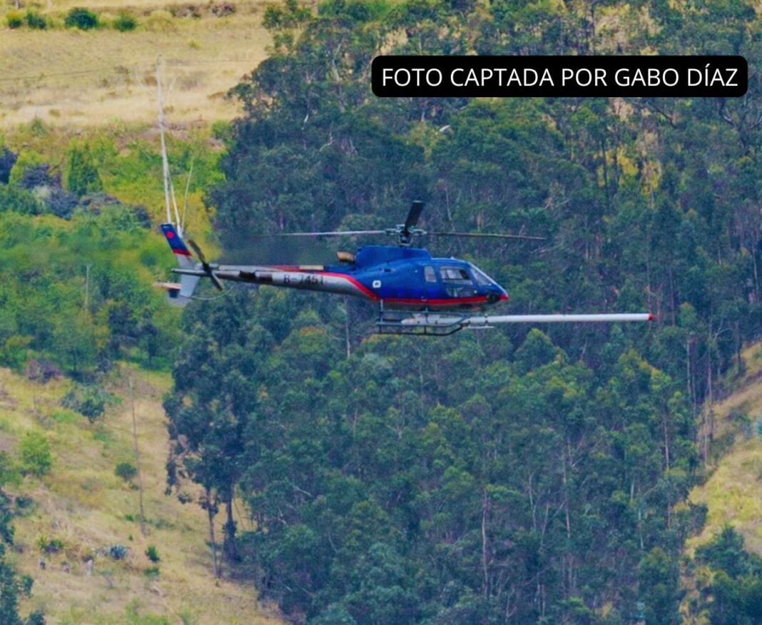 Por esta razón los están los helicópteros en Ambato Por esta razón los están los helicópteros en Ambato