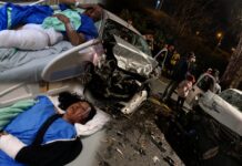 Padre, madre e hijo resultaron gravemente heridos