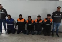 Cinco aprehendidos por robo de cableado de CNT