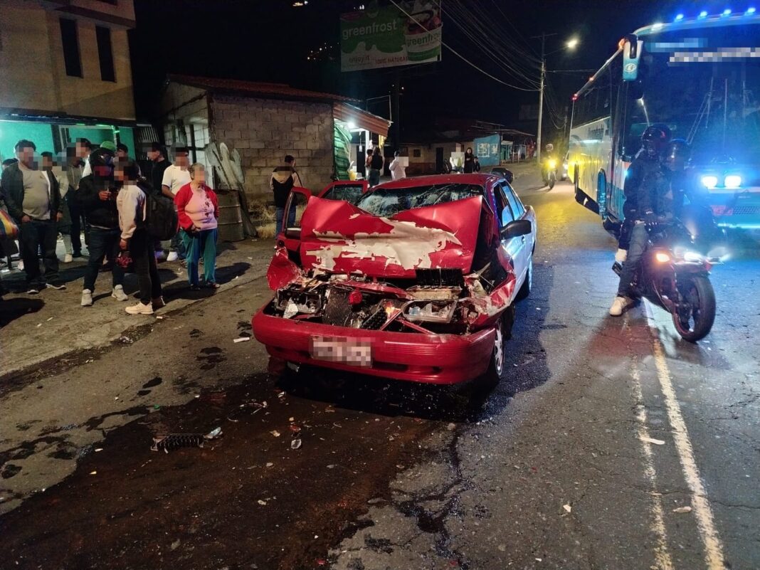 Accidente deja un herido en Baños Accidente deja un herido en Baños